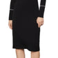 BCBGMAXAZRIA Women's Jersey Mock Neck Dress Black Size XX-Small