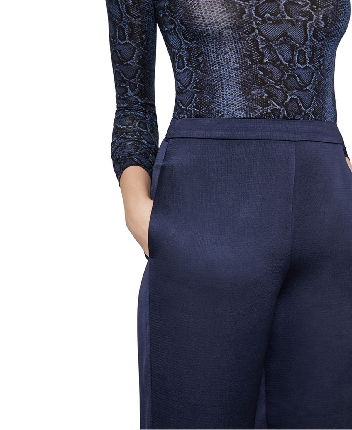 BCBGMAXAZRIA Women's Harem Pants Blue Size XX-Small
