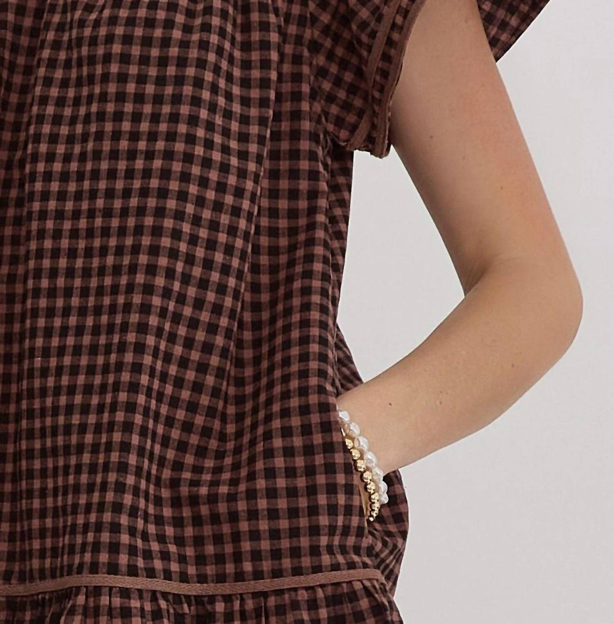 Entro - Gingham Mini Dress