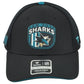 NHL Fanatics Authentic Pro San Jose Sharks SJS Performance Mesh Trucker Hat Cap