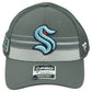 NHL Fanatics Authentic Pro Seattle Kraken Gray Men Snapback Mesh Trucker Hat Cap