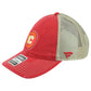 NHL Fanatics Authentic Pro Calgary Flames Adults Distressed Mesh Trucker Hat Cap