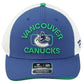 NHL Fanatics Authentic Pro Vancouver Canucks Men Adjustable Mesh Trucker Hat Cap