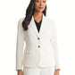 Kasper Petite Stretch Crepe Two Button Blazer