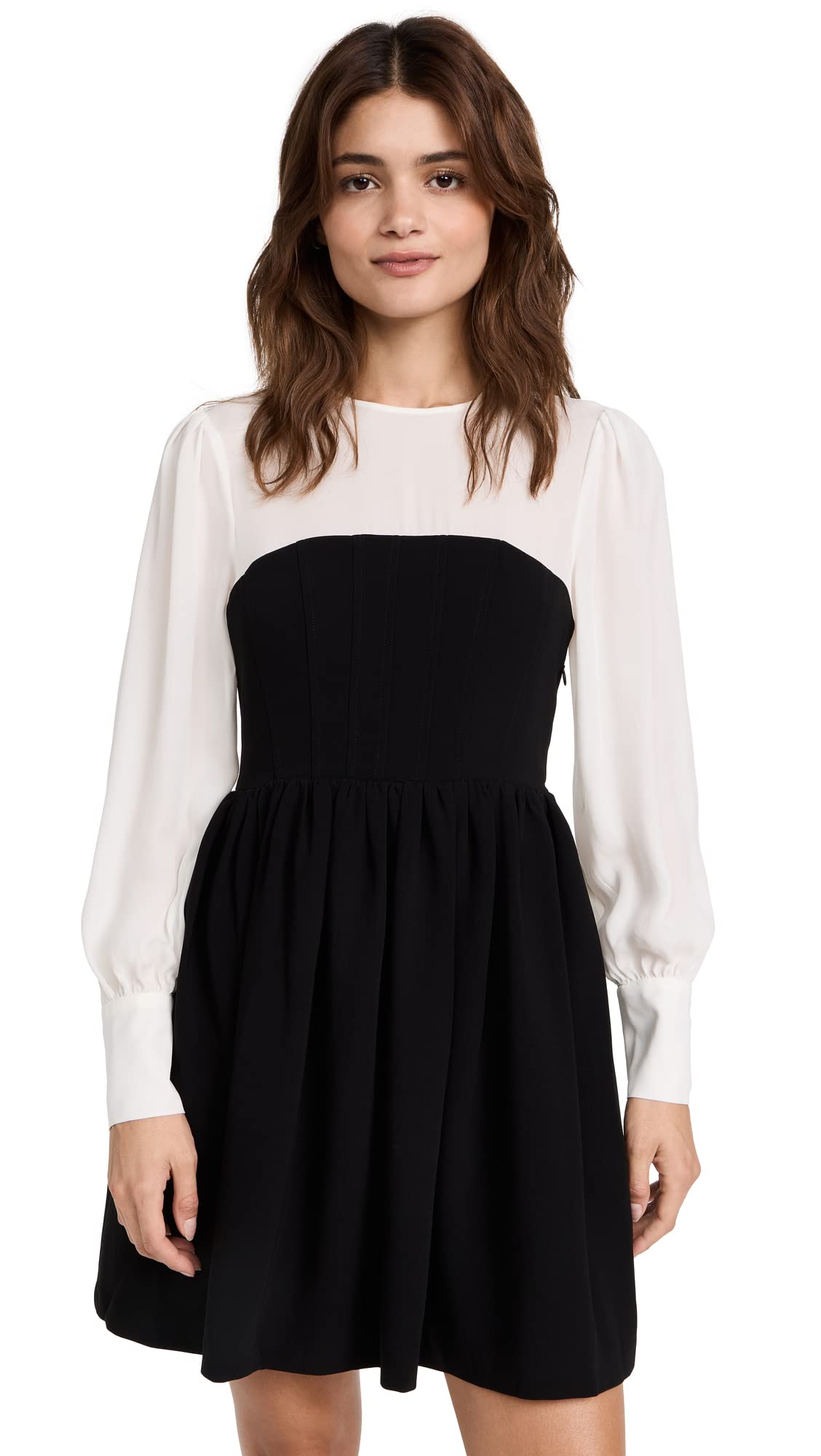Cinq à Sept Women's Annika Black & Ivory Dress