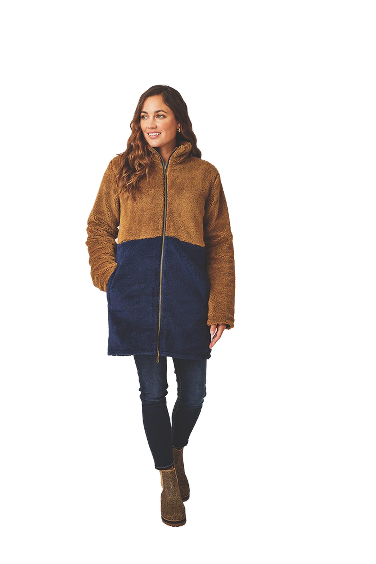 Women's Mason Reversible Jacket - Cocoa/Navy