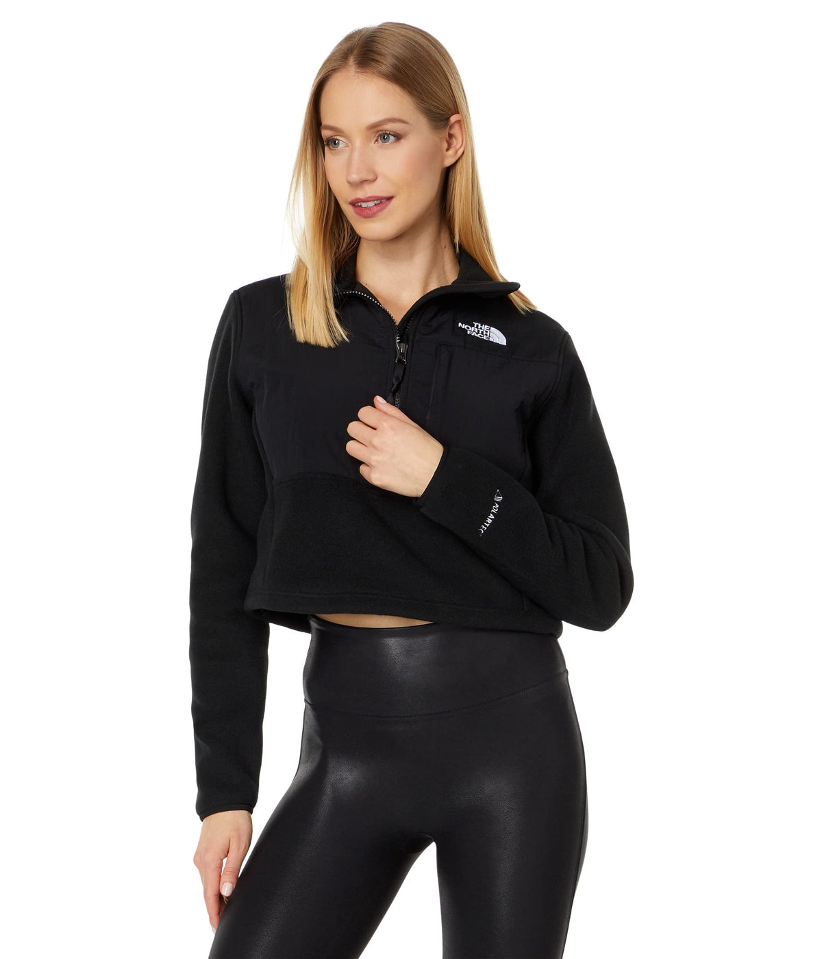 the-north-face-denali-crop-jacket-black
