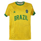 Urban Brazil Brasil Country Short Sleeve Round Neck Sublimation Soccer Jersey