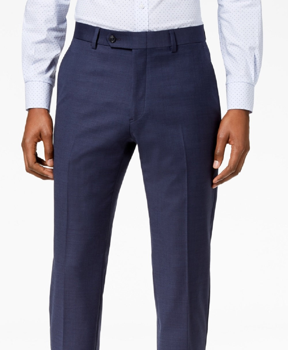Tommy Hilfiger Men's Modern Fit Th Flex Stretch Suit Pants Blue Size 44X30