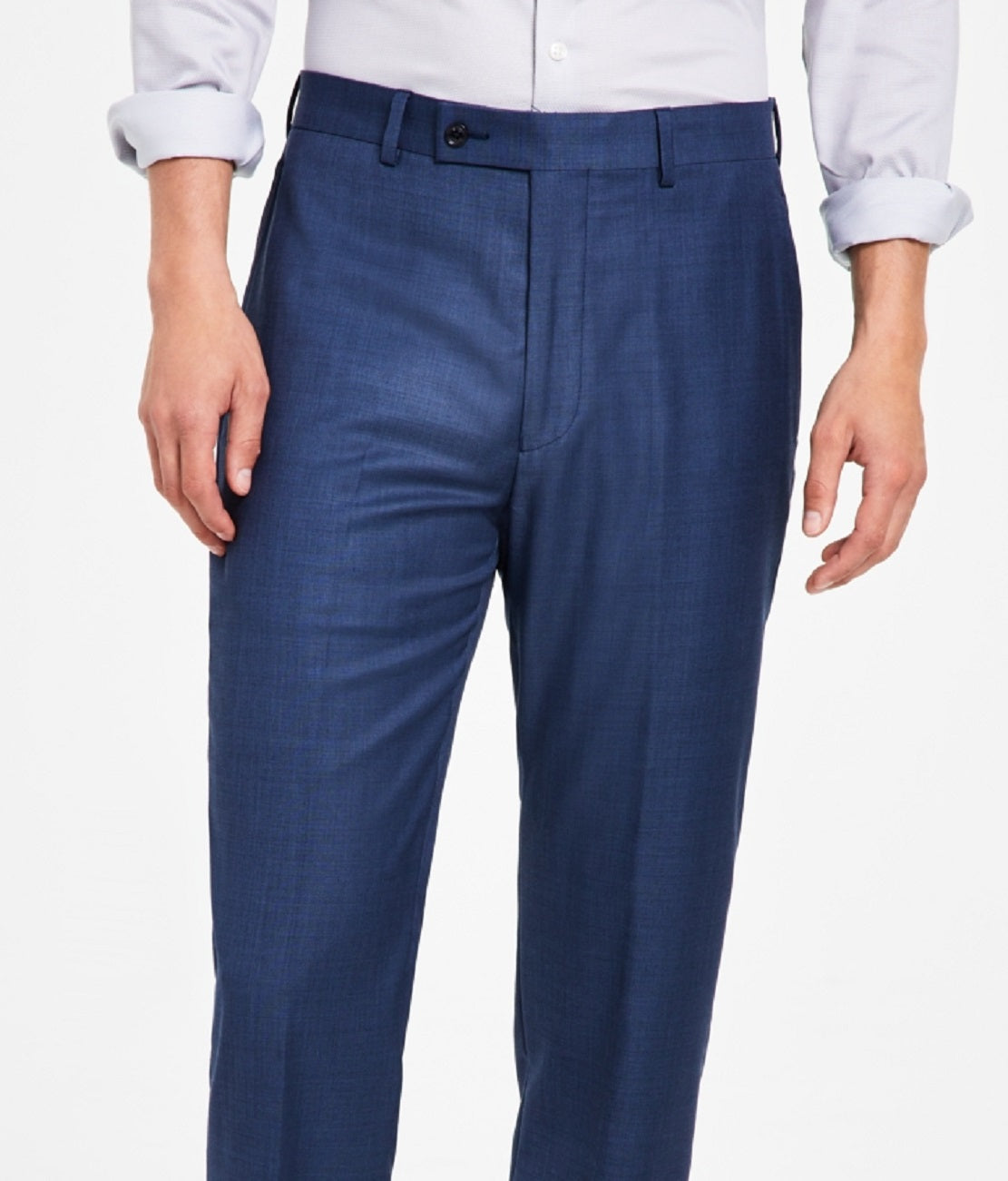 Calvin Klein Men's X Fit Slim Fit Stretch Suit Pants Blue Size 31X32