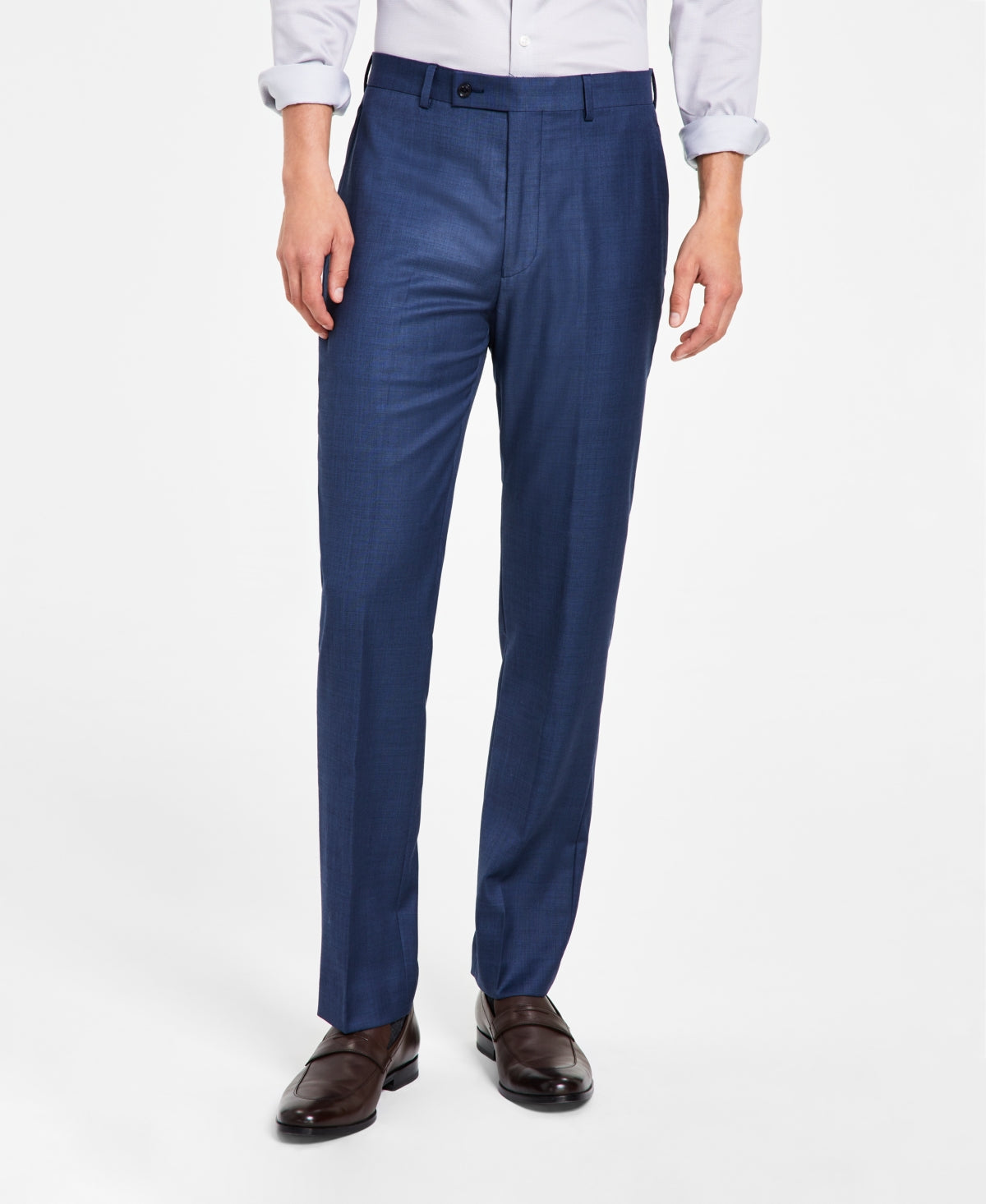 Calvin Klein Men's X Fit Slim Fit Stretch Suit Pants Blue Size 31X32
