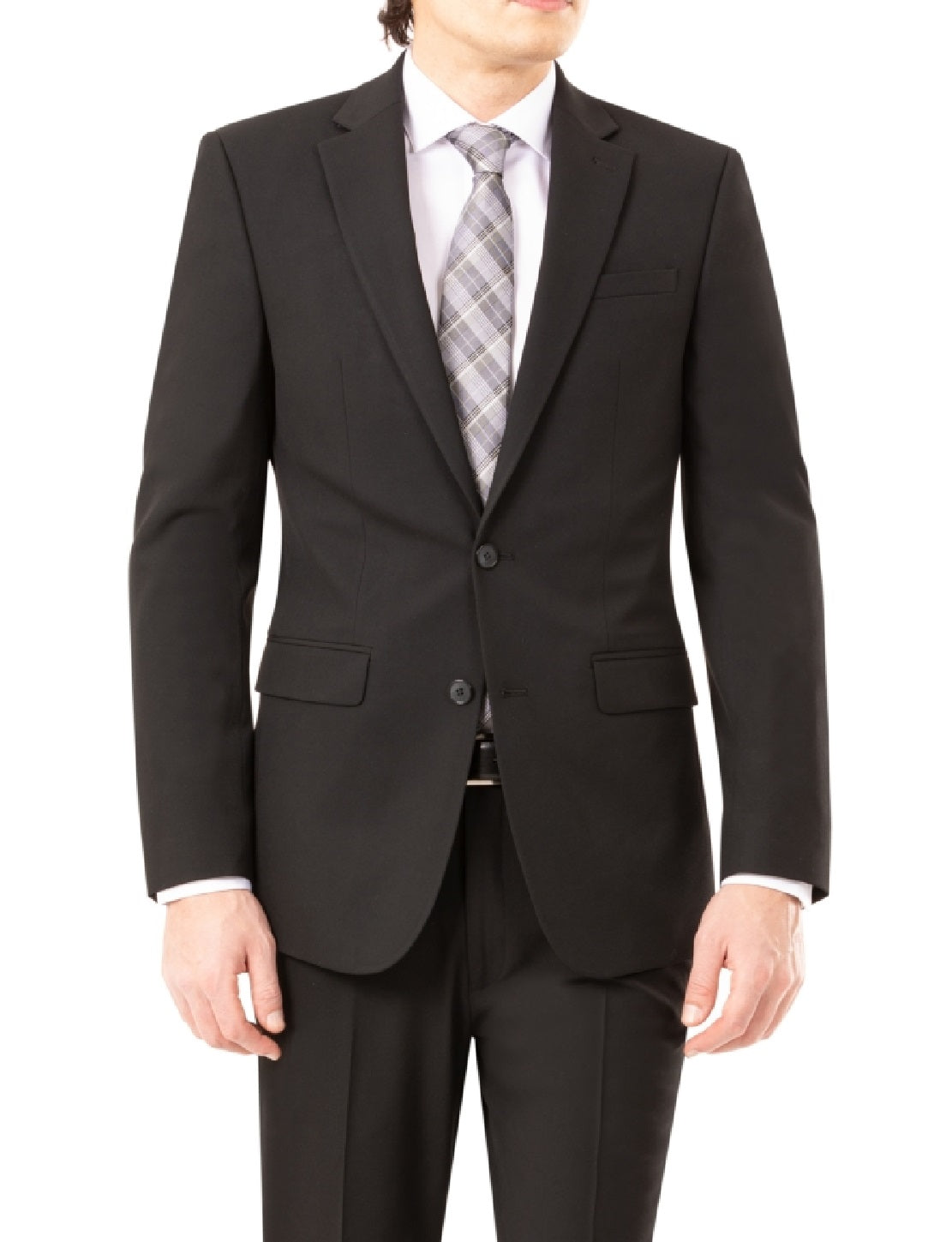Izod Men's Classic Fit Suits Black Size 42