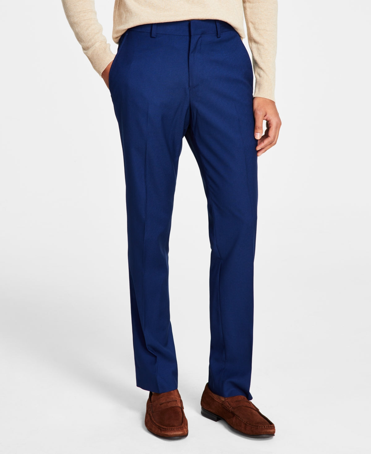 Kenneth Cole Reaction Men's Separate Slim Fit Pants Blue Size 34X30