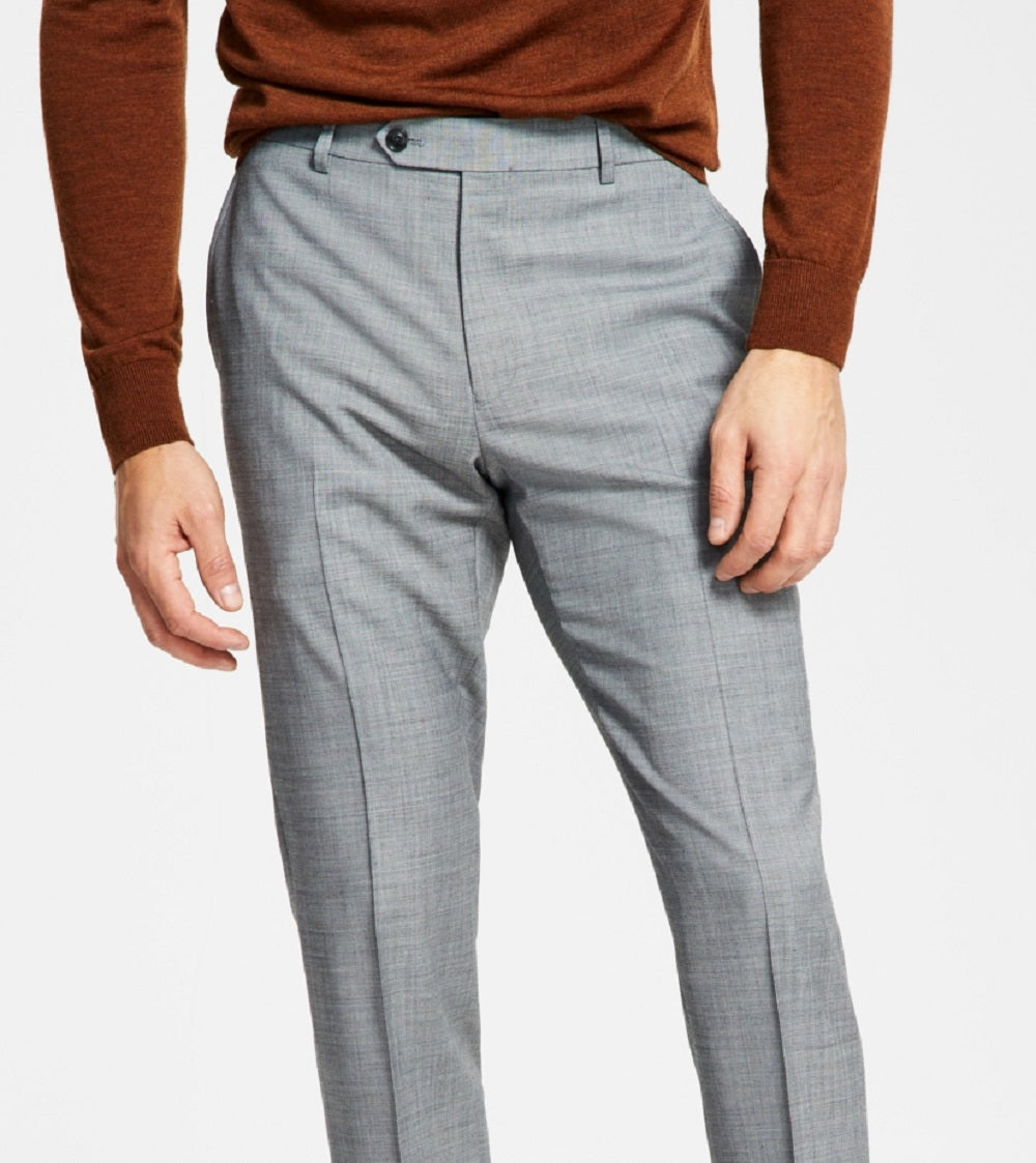 Tommy Hilfiger Men's Modern Fit Th Flex Stretch Wool Suit Separate Pants Gray Size 33X32