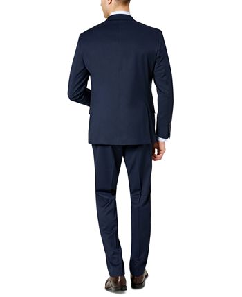 Izod Men's Classic Fit Suits Blue Size 48