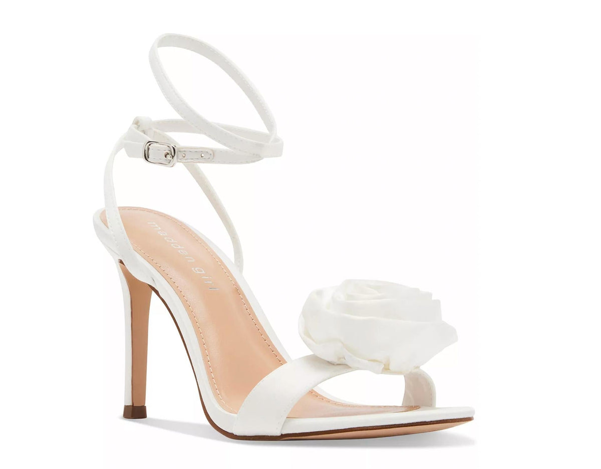 Steve Madden - Women's Rounded Toe Rosette Stiletto Heel
