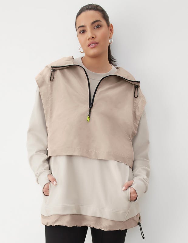 GSTQ 2 in 1 Sweatshirt Brown XS/S