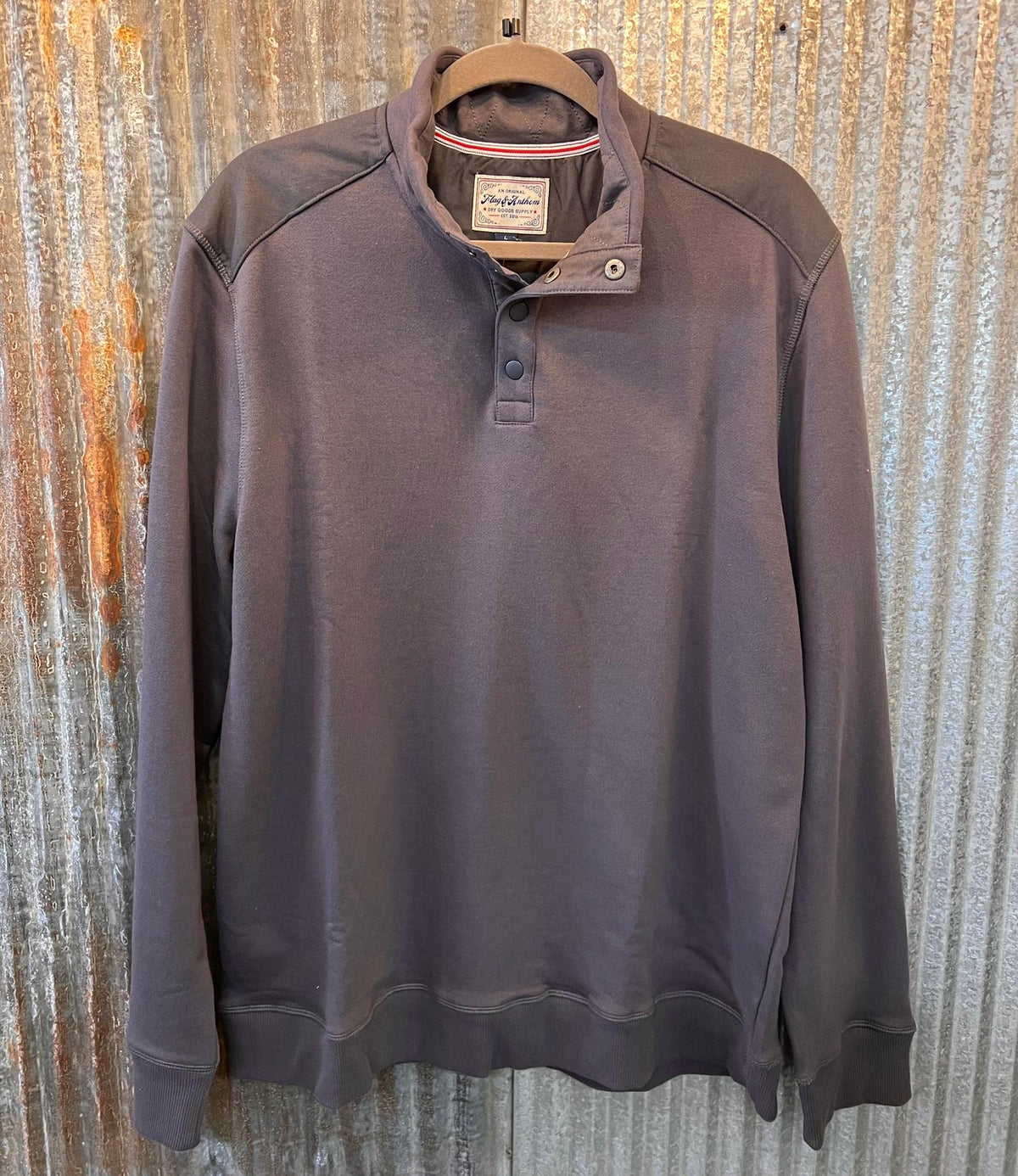 Flags & Anthem - Men's Benedict Long Sleeve Mock Neck Pullover