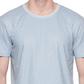 elevenparis Men's Crackle Cotton T-Shirt Blue Size Medium