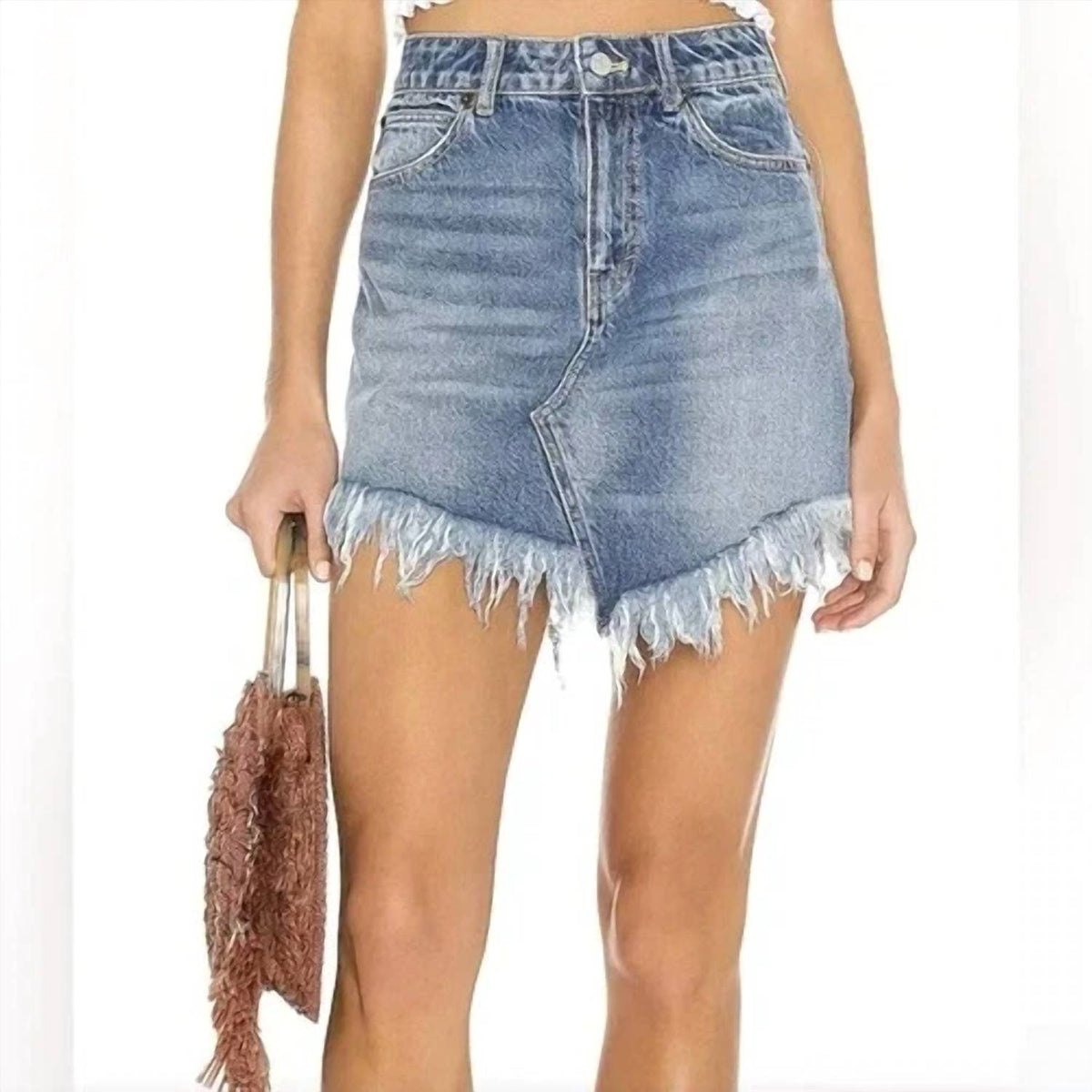 Free People - Bailey Denim Skirt
