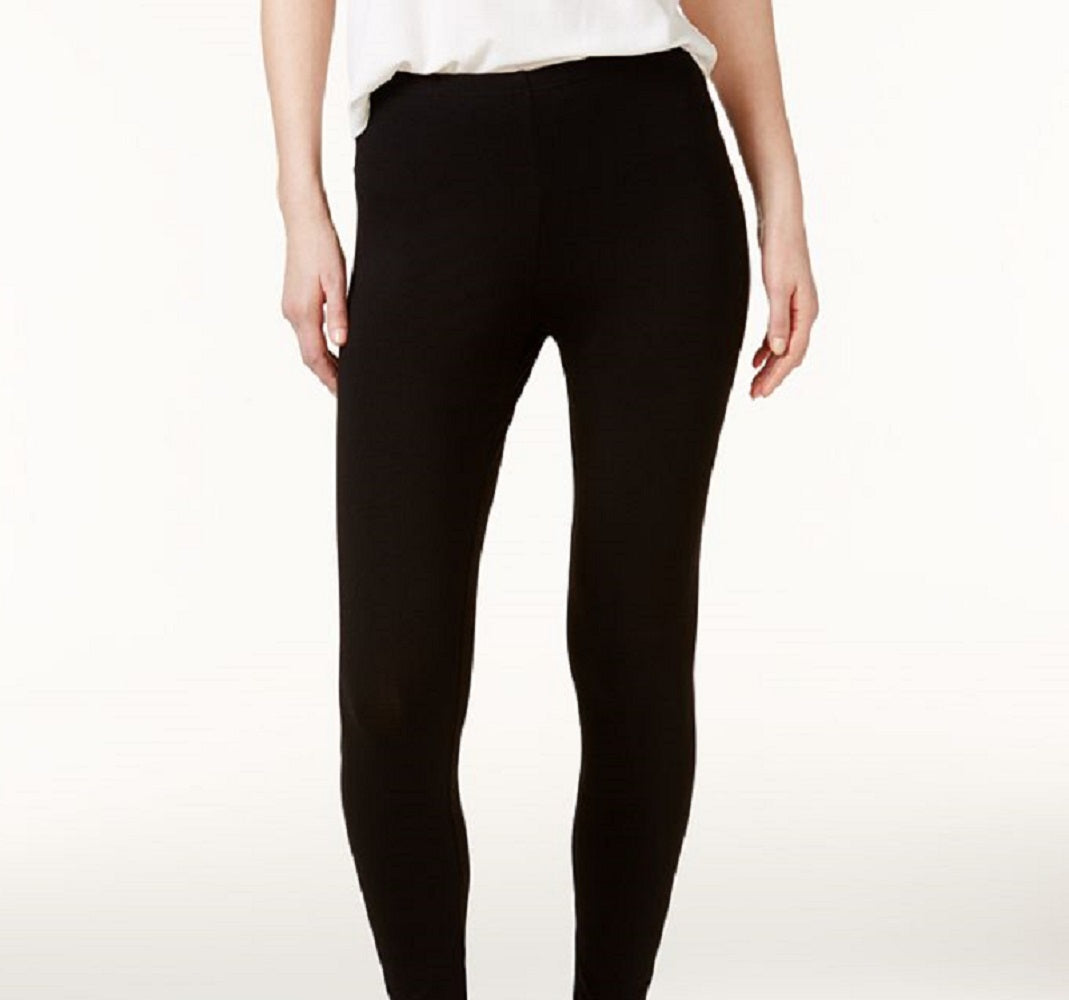 Eileen Fisher Women's Stretch Ankle Leggings Black Size Medium