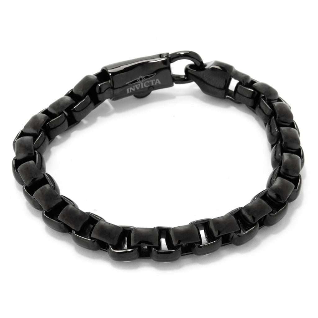invicta-jewelry-mens-stainless-steel-choice-of-size-box-chain-bracelet