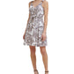 Vince Camuto Women's Linen Blend Tie Front Sleeveless Minidress White Size 6