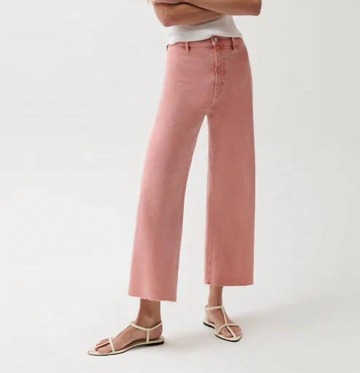 Pistola - Penny High Rise Wide Leg Crop Jean