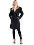 avec-les-filles-womens-ivory-twill-hooded-robe-coat-size-m