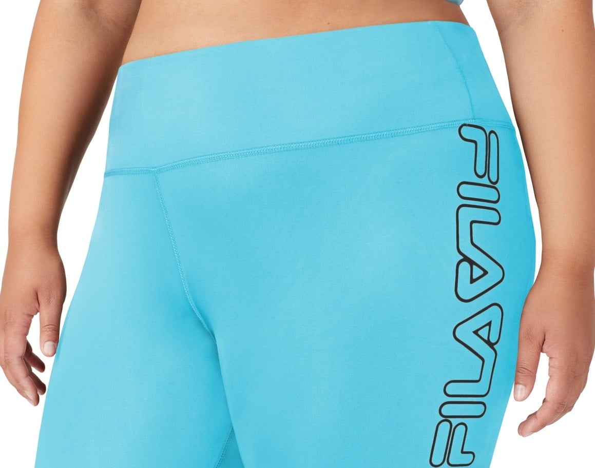 Fila Women's Logo Bike Shorts Blue Size 1X