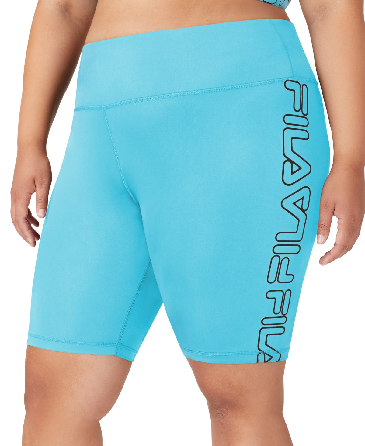 Fila Women's Logo Bike Shorts Blue Size 1X