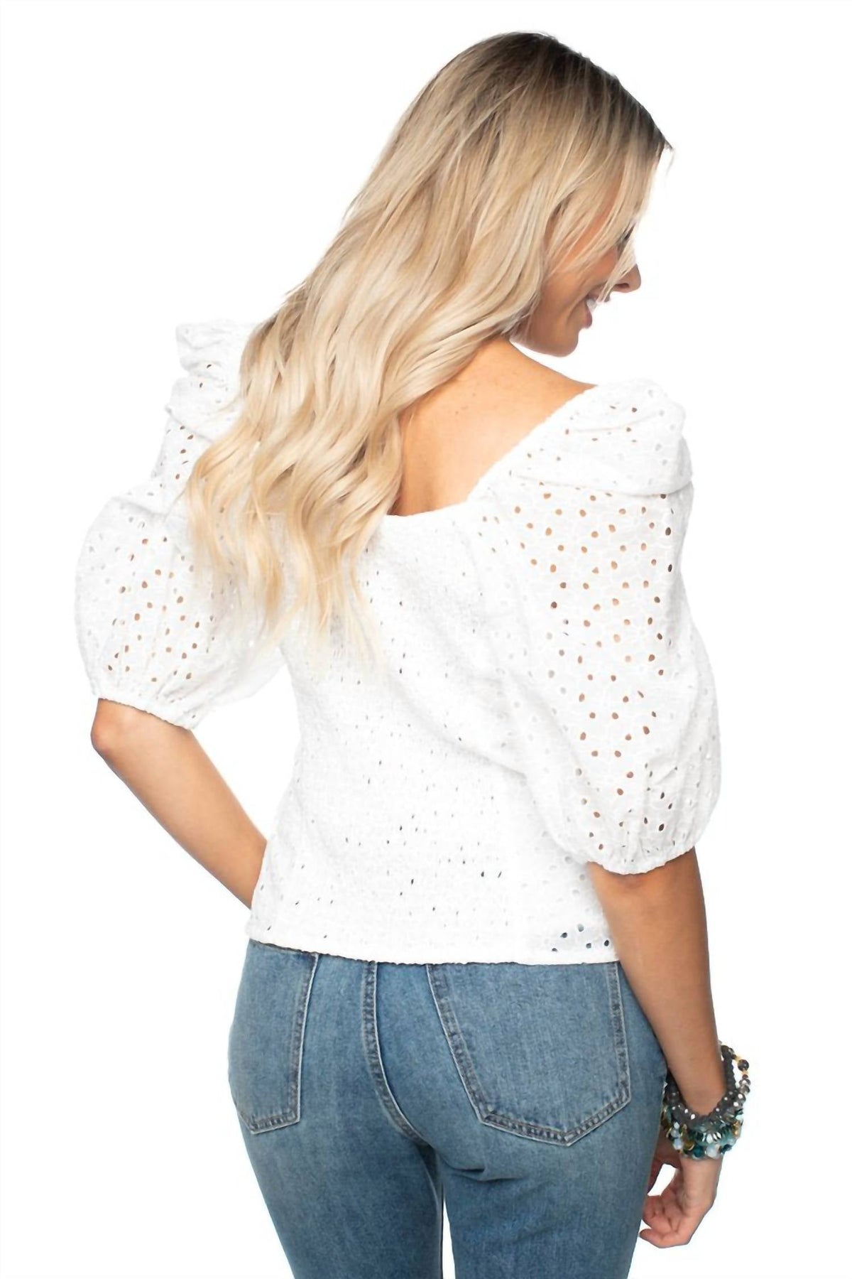 Buddylove - Eyelet Crop Top