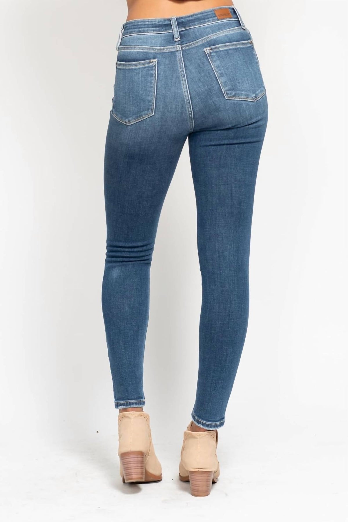 Judy Blue - High Waist Non-distressed Skinny Jeans