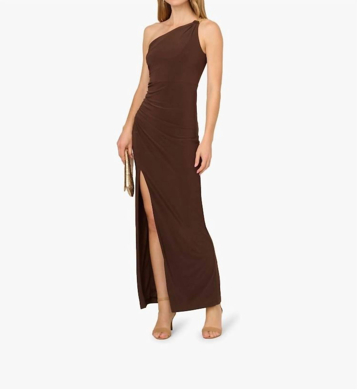 Adrianna Papell - JERSEY COLUMN GOWN
