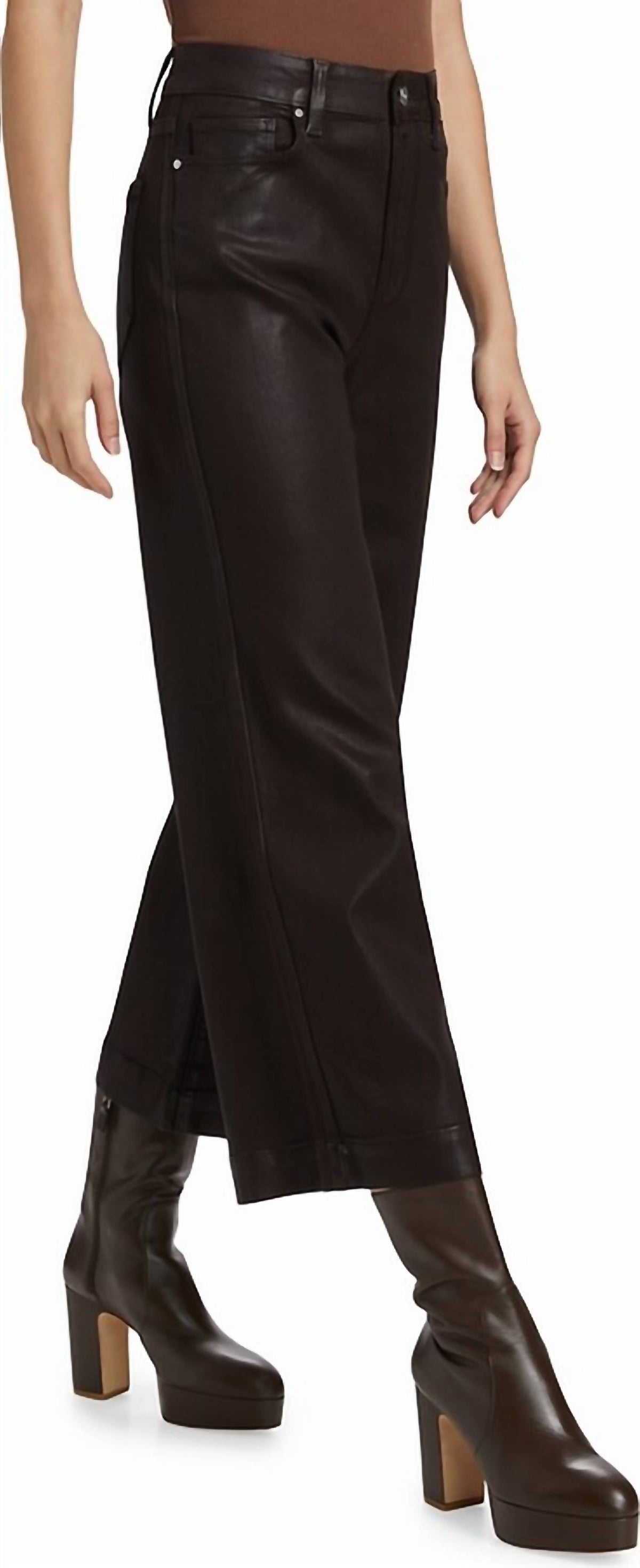 Paige - Anessa Wide-leg Crop Jeans