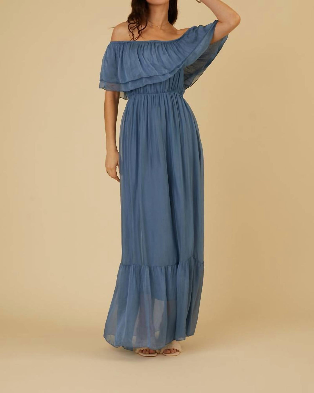 Scandal Italy - Laurie Italian Silk Maxi Dress