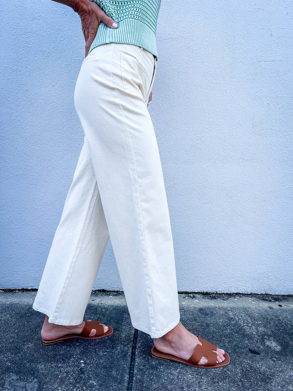 Entro - Effortless Chic Ankle-length Pants