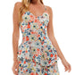City Studios Junior's Tiered Dress Orange Size 13