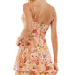City Studios Junior's Tiered Fit & Flare Dress Orange Size 13
