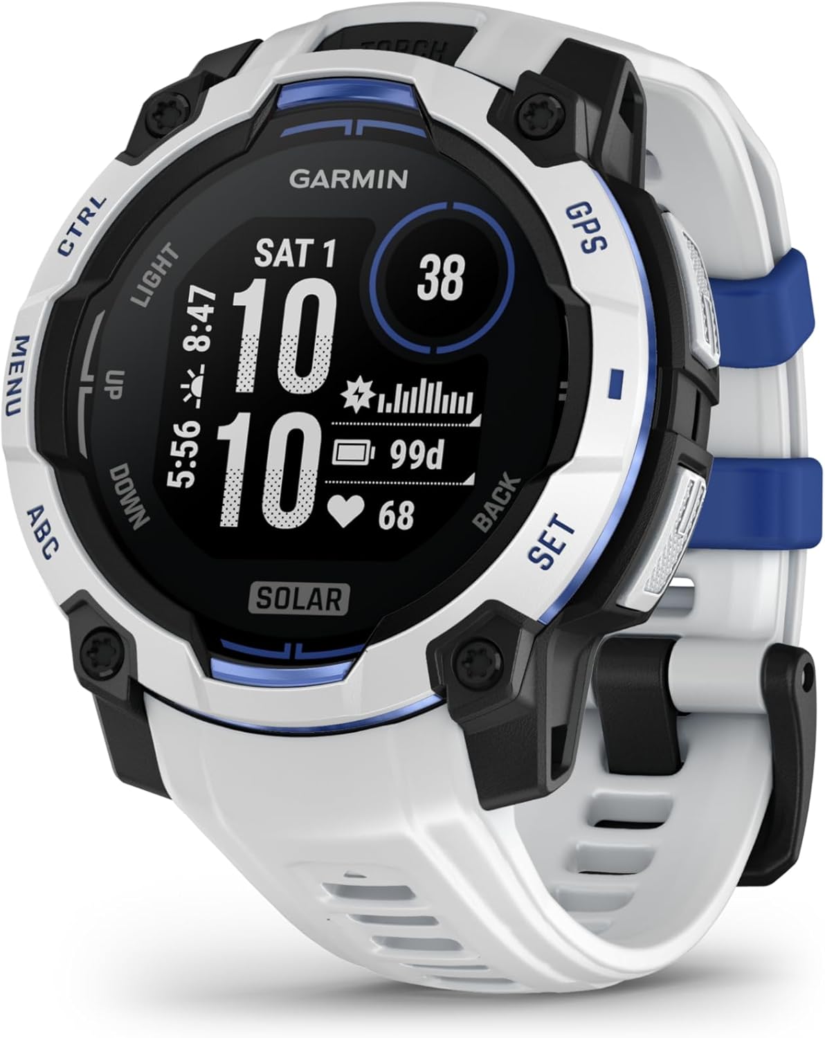 Garmin - Instinct 3 Solar GPS Smartwatch Fiber-reinforced Polymer