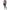 Nautica Jeans Women's Fleece Jacket Regatta Red Multi Medium