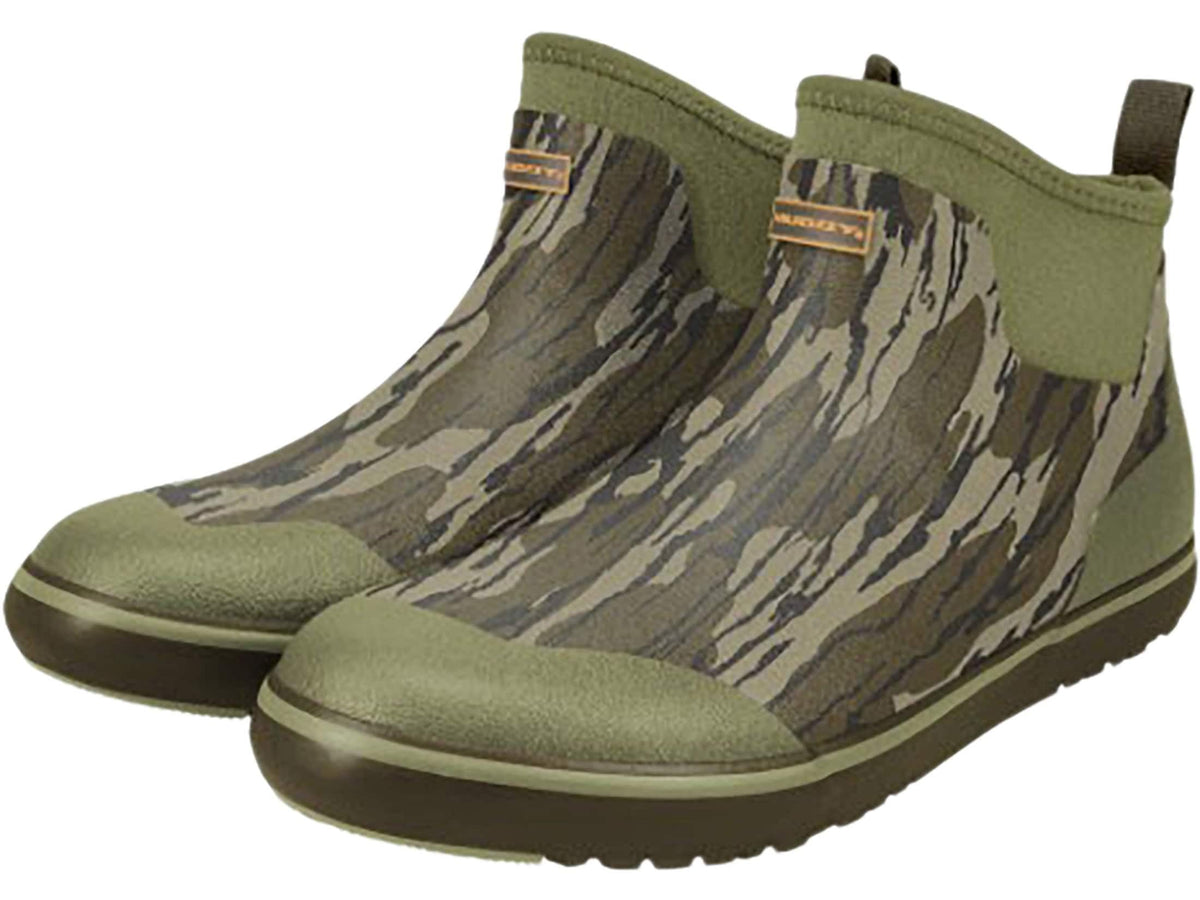 Muddy Outdoors Mens DV8 Deck Boots Rubber Mossy Oak Bottomland Size 8