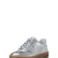 Michael Kors Womens Scotty Lace Up Sneaker Silver 7.5