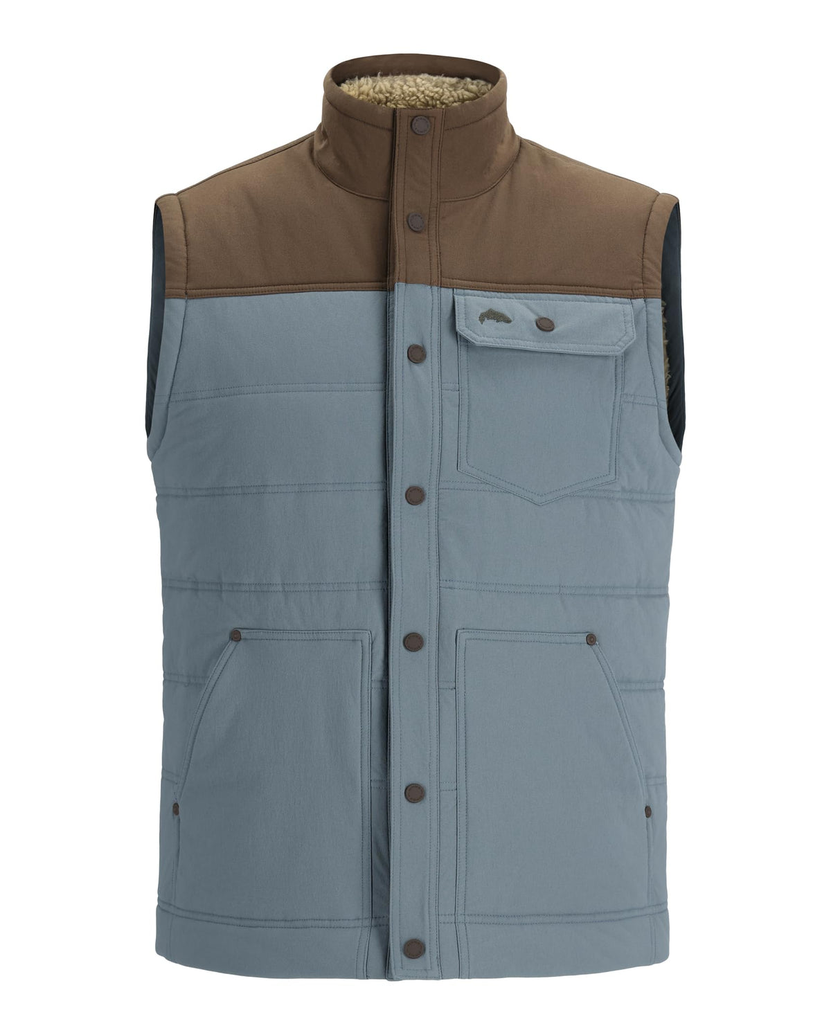 Simms Men s Cardwell Vest Storm Hickory Large