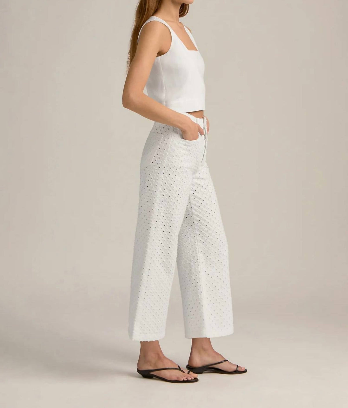 Favorite Daughter - Masha Super High Rise Wide Leg Crop Jeans