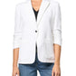 Calvin Klein Womens White Cream Blazer Jacket Size 14