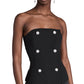 LAGENCE Womens Fay Strapless Bustier Black Size 8
