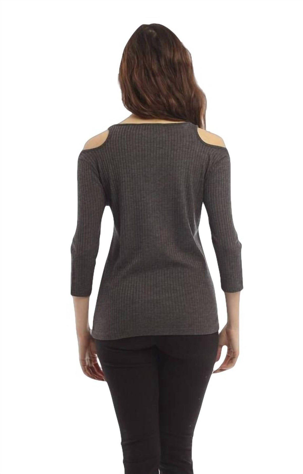 French Kyss - Leah Open Shoulder Top