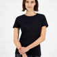 Boss Orange Womens Embellished Crewneck Short Sleeve Top Black