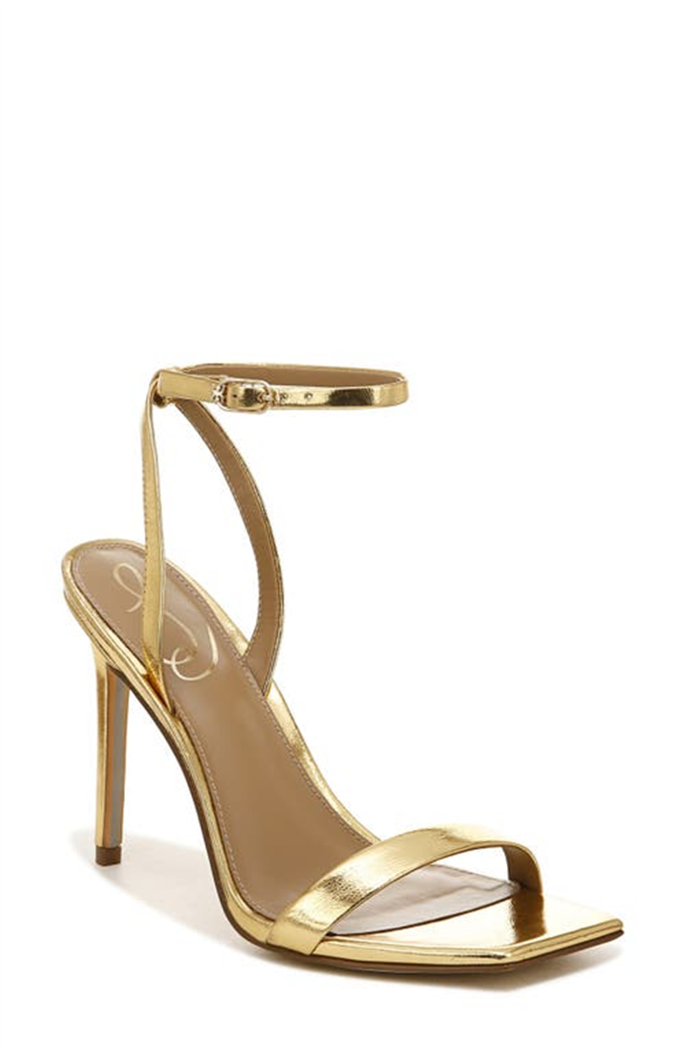 Sam Edelman Women's Orchid Ankle Strap Sandal Yellow Size 7.5